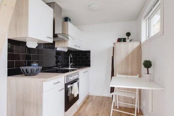 Attefallshus 25 kvm med loft & terrass